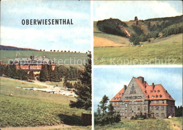 Oberwiesenthal Erzgebirge Ferienheim Aktivist Schanzen FDGB Sanatorium Sachsenba