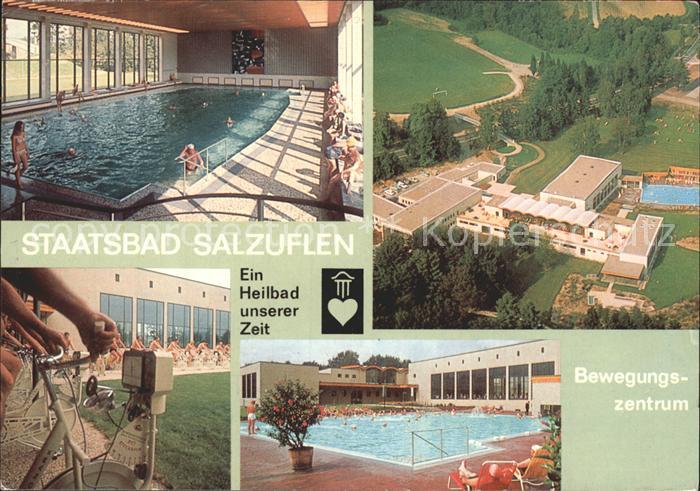 Bad Salzuflen Hallenbad Fliegeraufnahme Kurhaus Freibad