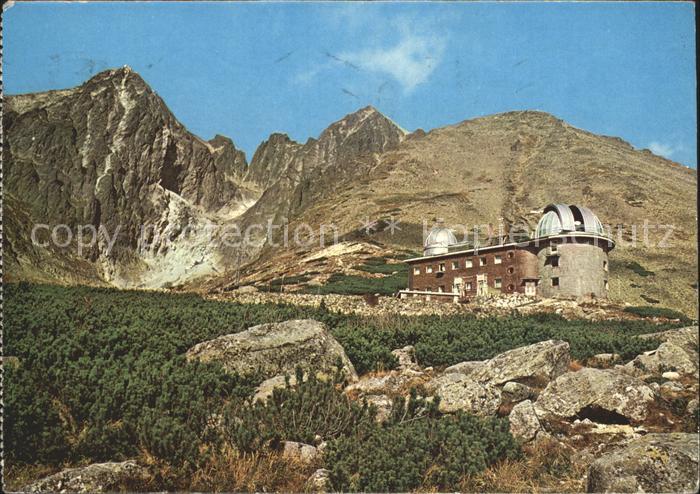 Vysoke Tatry Skalnata dolina Astronomicky ustav SAV