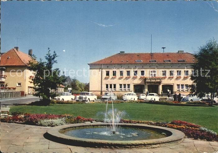 Bad Driburg Rathaus Brunnen