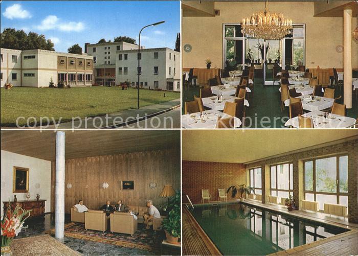 Bad Aibling Kur und Krankenanstalt Ghersburg Speisesaal Hallenbad