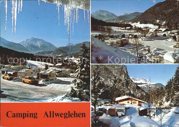 BERCHTESGADEN Bayern Camping Allweglehen Teilansicht