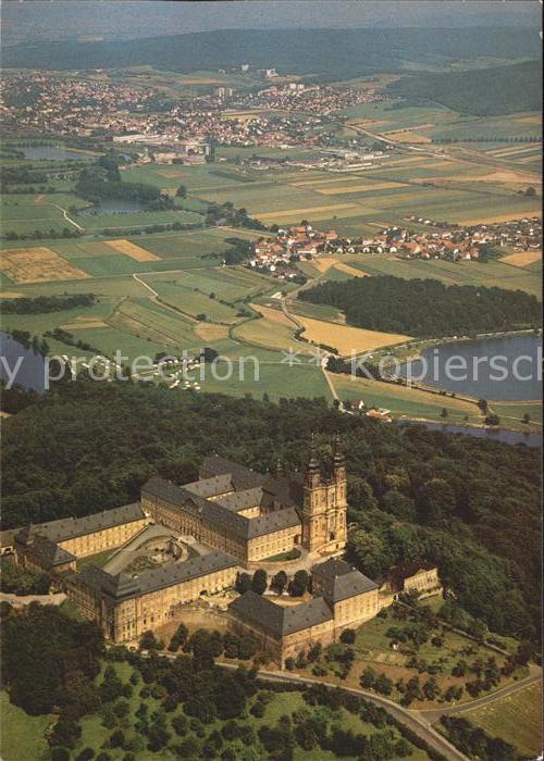 Schloss Banz Kloster Banz und Hotel Schlossgasthof Fliegeraufnahme