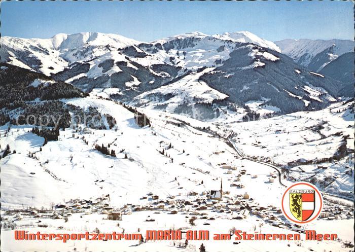 Maria Alm Steinernen Meer Fliegeraufnahme
