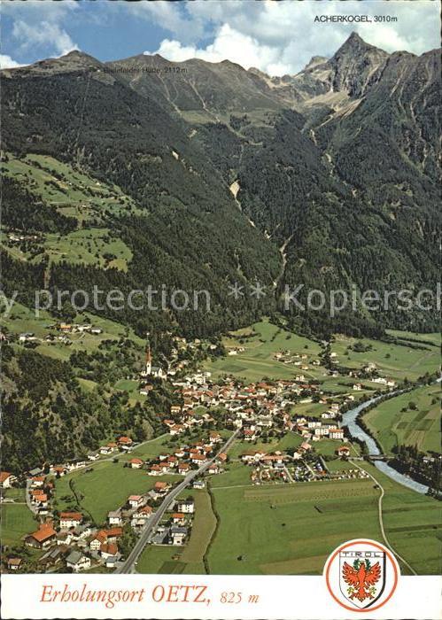 Oetz Fliegeraufnahme mit Acherkogel