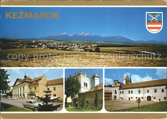 Kezmarok Panorama Reduta Renesancna zwonica Nadvorie mestskeho hradu