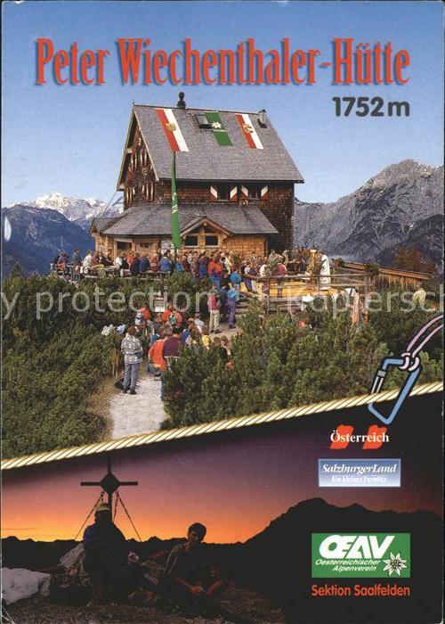 Saalfelden Steinernes Meer Peter Wiechenthaler Huette Gipfelmotiv