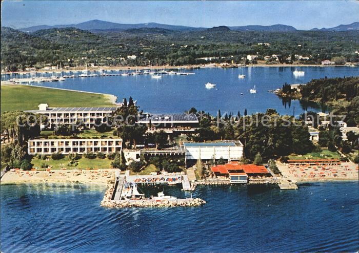 Kerkyra Kontokali Palace Hotel Fliegeraufnahme