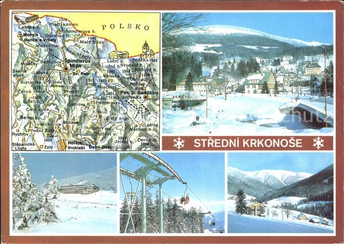 Stredni Krkonose Zotavovna Roh Spindlerova bouda Lanovka na Medvedin Udoli Svate