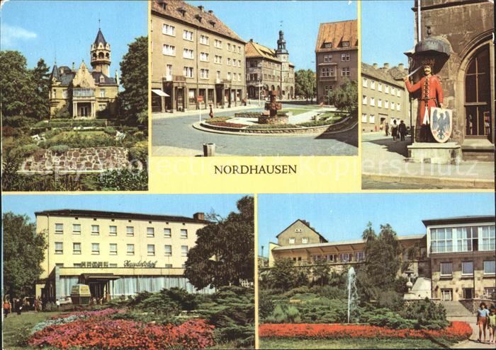 Nordhausen Thueringen Meyenburgmuseum Lutherplatz Roland HO Hotel Handelshof HOG