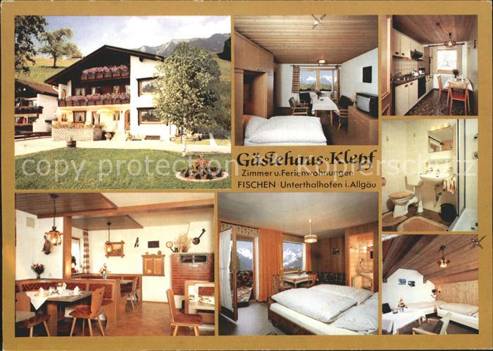 Fischen Allgaeu Gaestehaus Klepf Zimmer Ferienwohnungen