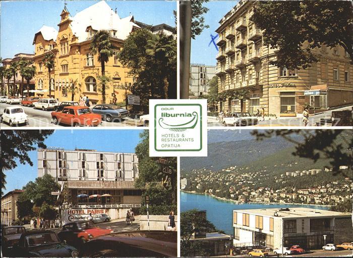 Opatija Abbazia Hotels Avala Palme Paris und Panorama