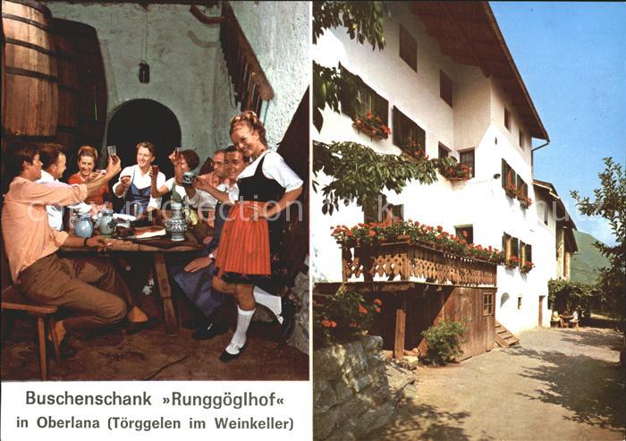 Lana Meran Buschenschank Runggoeglhof Weinkeller