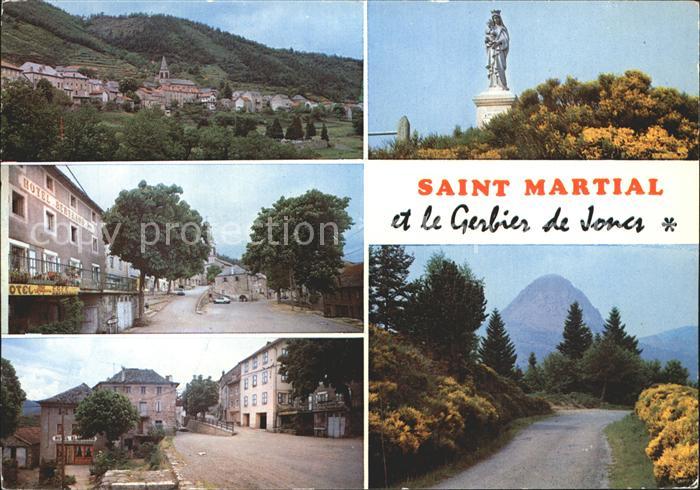 Saint-Martial Ardeche et le Mont Gerbier de Jones Vue partielle