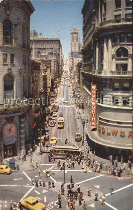 San Francisco California Powell Market Street