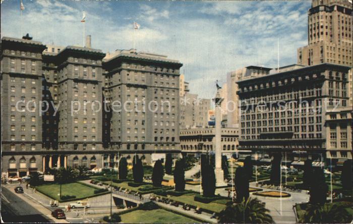 San Francisco California Sant Francis Hotel Union Square