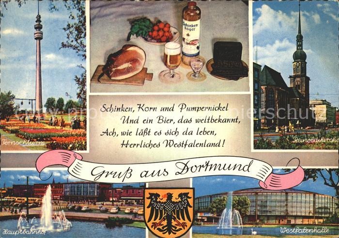DORTMUND CITY Hauptbahnhof Westfalenhalle Fernsehturm