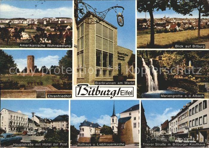 Bitburg Mariengrotte Trierer Strasse Bitburger Kaufhaus