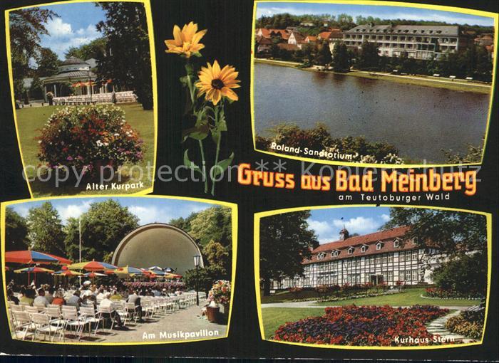 Bad Meinberg Roland- Sanatorium Alter Kurpark Musikpavillon