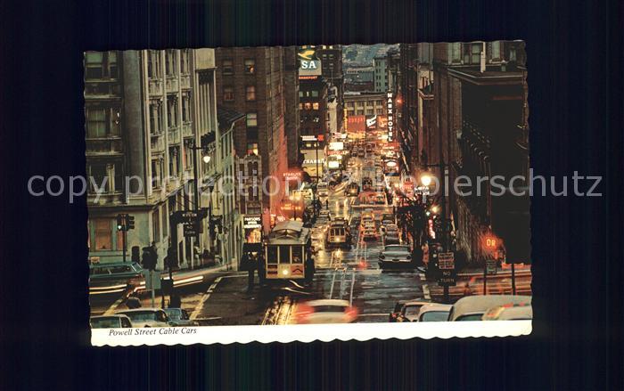 San Francisco California Powell Street Cable Cars