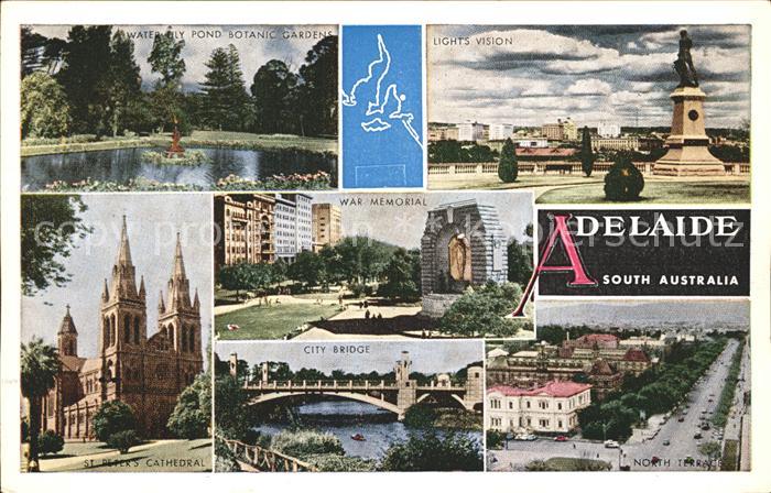 Adelaide City Bridge War Memorial Lights Vision