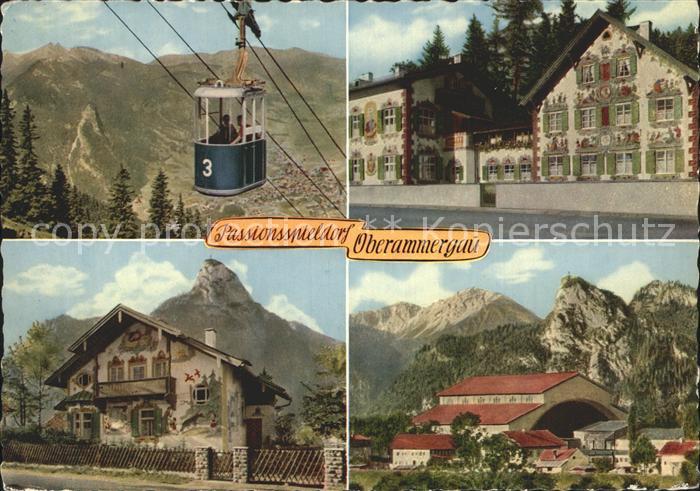 OBERAMMERGAU Bayern Bergbahn zum Laber Haensl und Gretl- Heim Rotkaeppchen- Haus