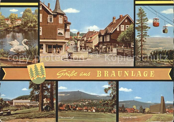 Braunlage Harz Seilbahn Katholische Kirche Kurhaus