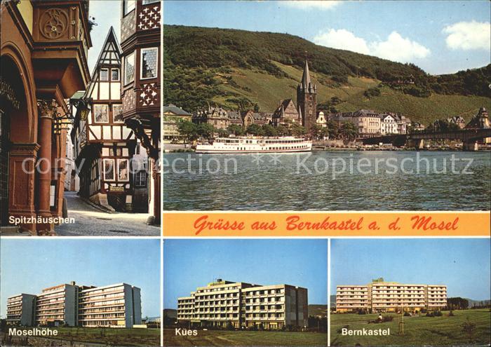 BERNKASTEL-KUES Berncastel Rheinland-Pfalz Spitzhaeuschen Moselhoehe