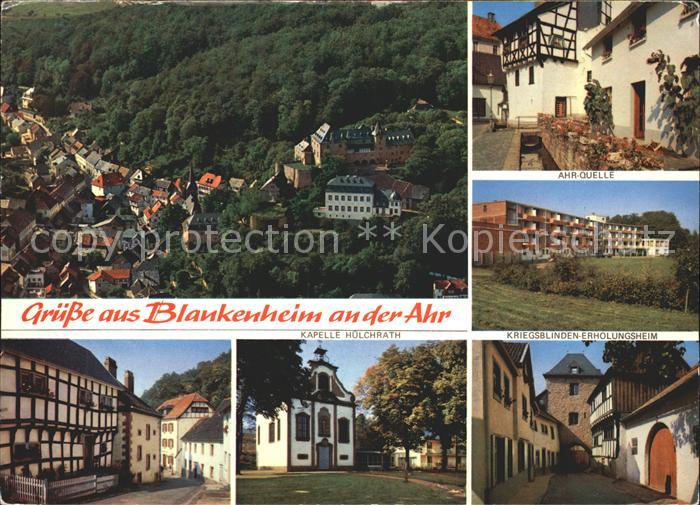 Blankenheim Ahr Kapelle Huelchrath Ahr Quelle Kriegsblinden Erholungsheim