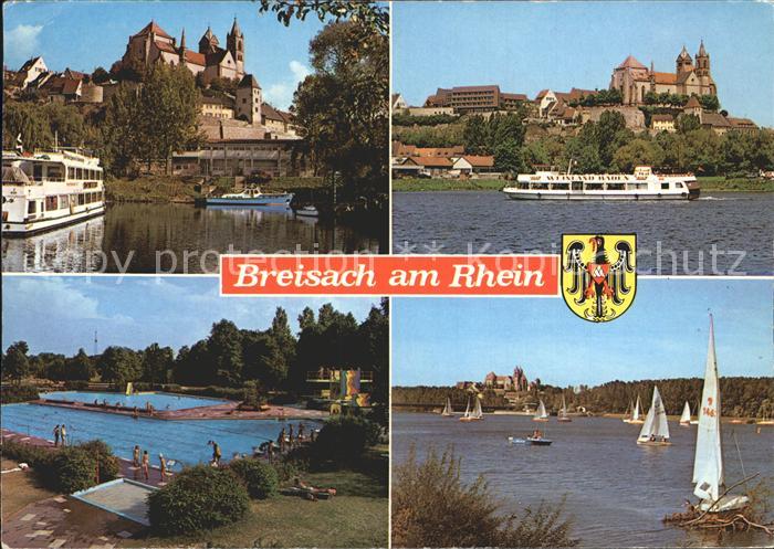 Breisach Rhein Teilansicht Rhein Muenster