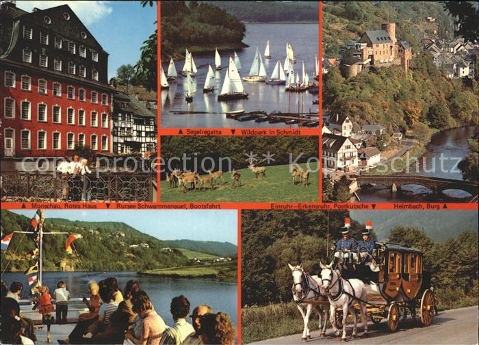 Simmerath Heimbach Burg Kutsche Rursee Segeregatta