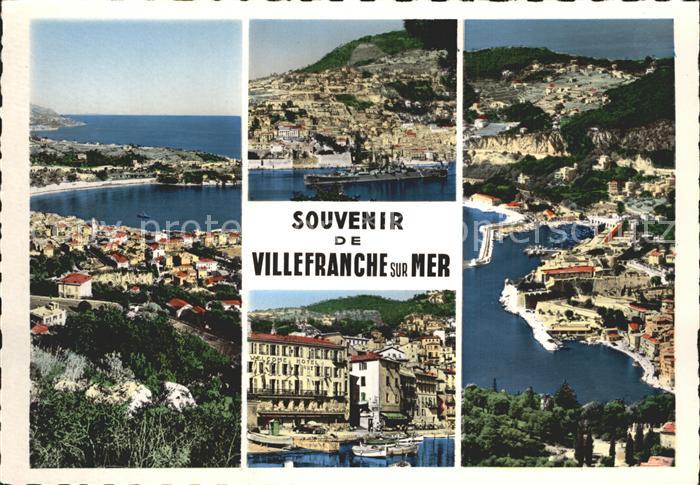 Villefranche-sur-Mer Fliegeraufnahme Panorama Hafen