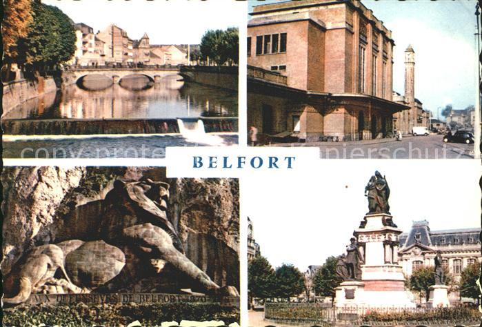 Belfort Alsace Denkmal Bruecke