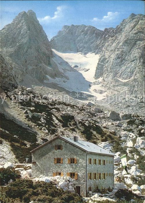 Blaueishuette Berchtesgaden Blaueisspitze Hochkalter Blaueisgletscher