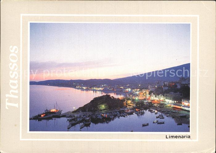 Limenaria Panoramaansicht Hafen