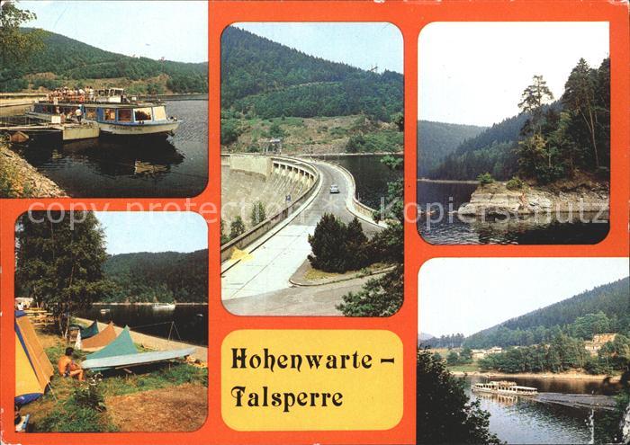 Hohenwarte Talsperre Campingplatz Schiffsanlegestelle