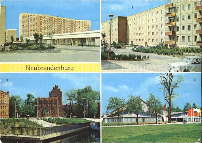 Neubrandenburg Juri Gagarin Ring Keplerstrasse Stadthalle Treptower Tor