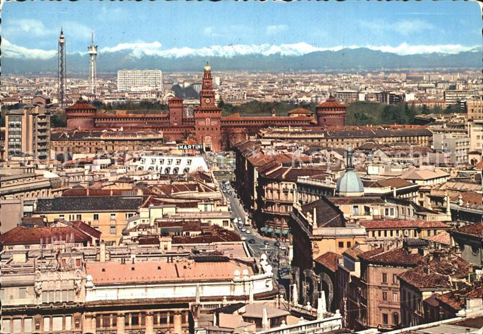 Milano Fliegeraufnahme Schloss