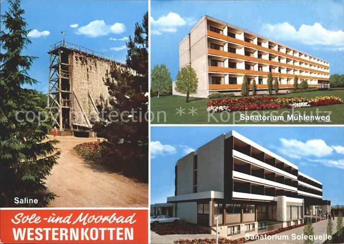 Bad Westernkotten Sanatorium Muehlenweg Solequelle Saline