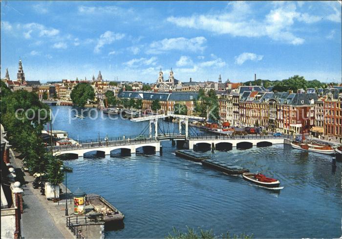 Amsterdam Niederlande Magere Bruecke Amstel
