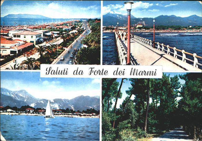 Forte dei Marmi Bruecke Segelboot