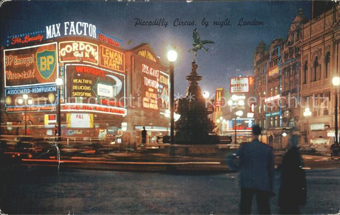 London Piccadilly Circus by night