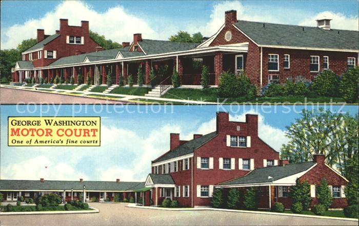 Fredericksburg Virginia George Washington Motor Court