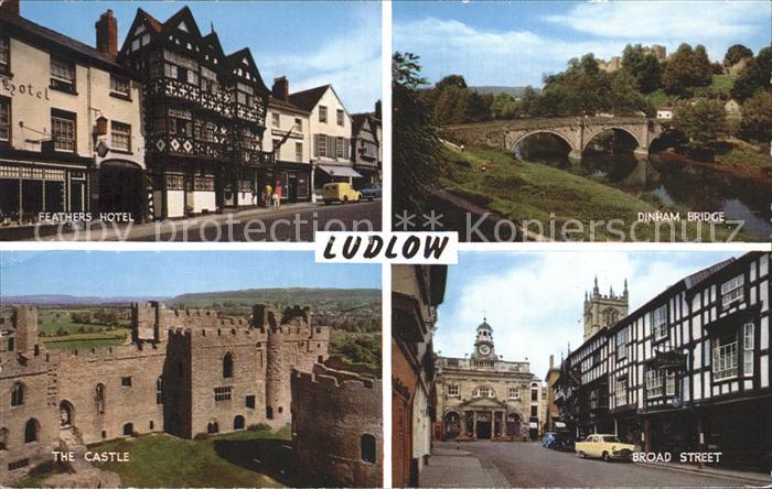 Ludlow Henley Feathers-Hotel Dinham-Bridge Castle Broad-Street