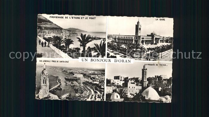 Oran Algerie Gare Port Promenade Mosquee