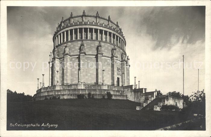 Kelheim Befreiungshalle Aufgang