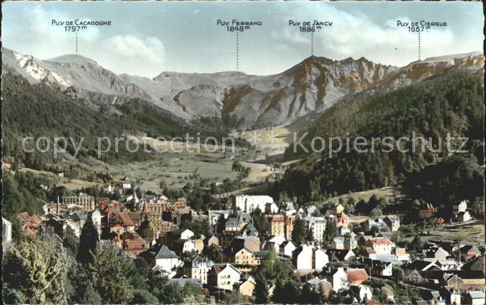 Le Mont-Dore Puy de Dome Chaine du Sancy