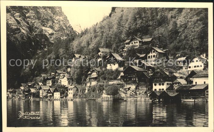 Hallstatt Austria Haeuser am See