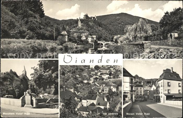 Vianden Chateau Maison et Monument Victor Hugo