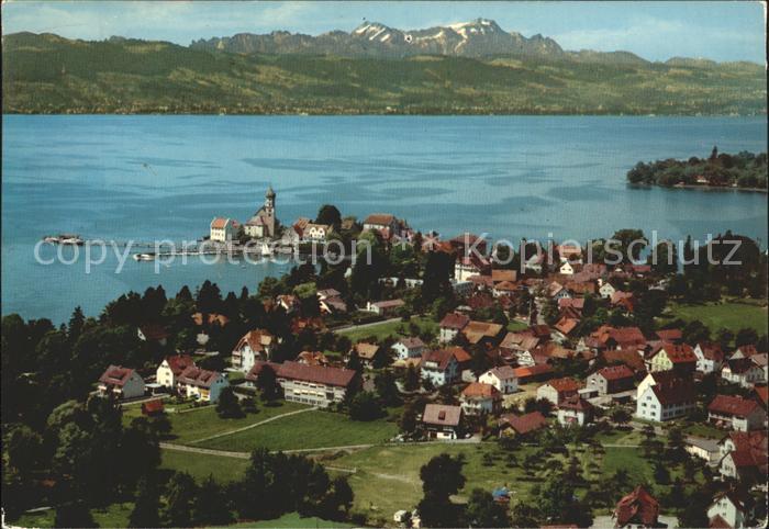 Wasserburg Bodensee Fliegeraufnahme